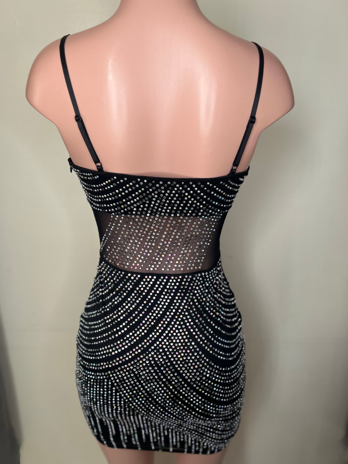 Rhinestone Bodycon Dress
