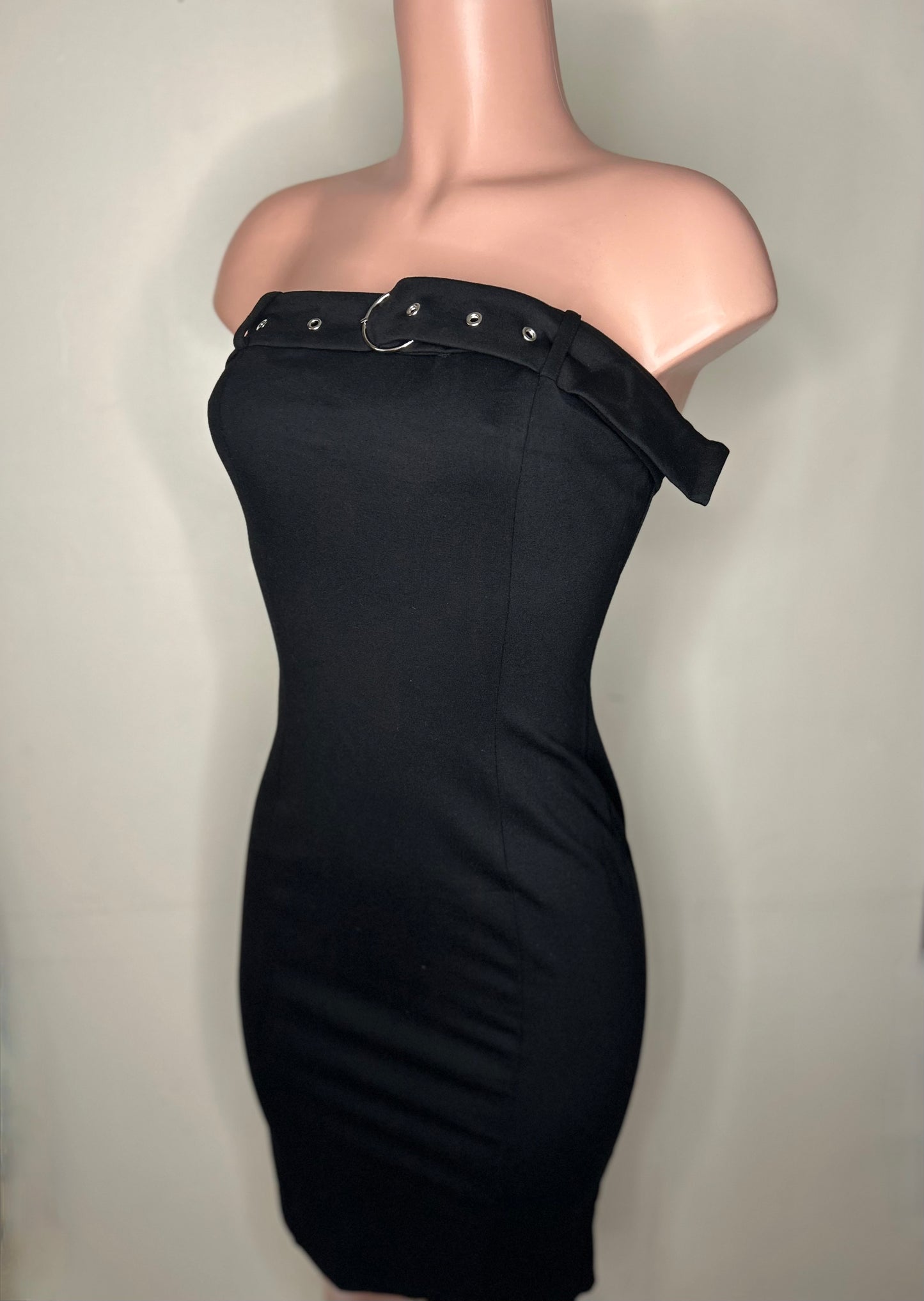 Solid Midi Dress