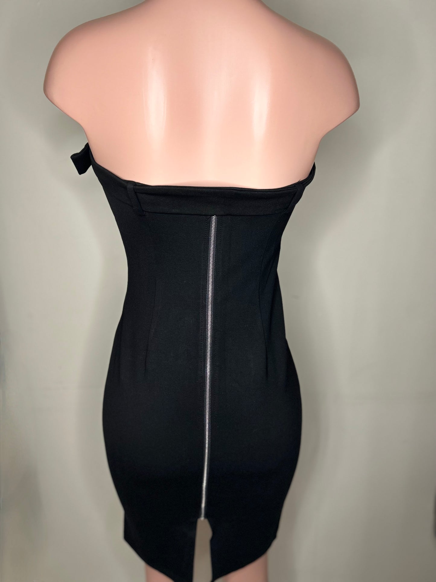 Solid Midi Dress